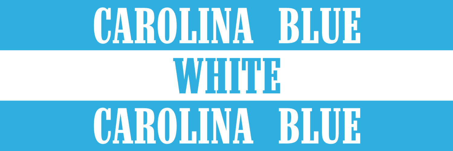 *CAROLINA BLUE/WHITE/CAROLINA BLUE