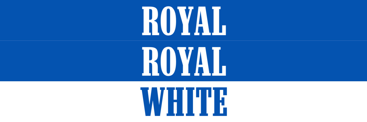 *ROYAL/ROYAL/WHITE