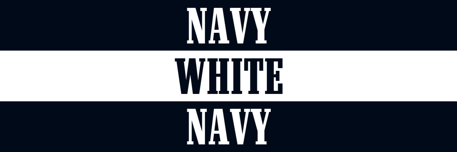 *NAVY/WHITE/NAVY