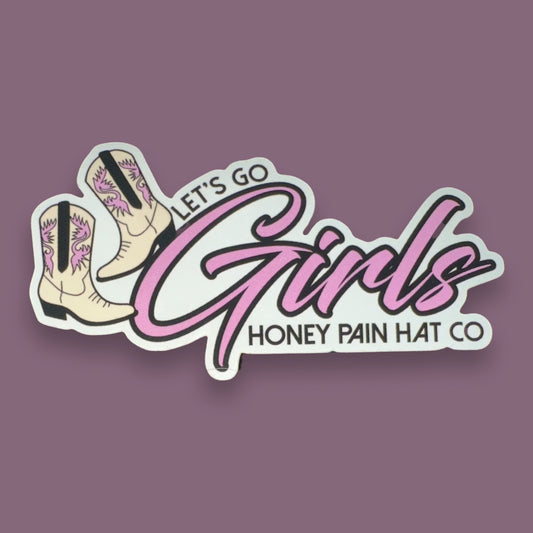 Let’s Go Girls sticker